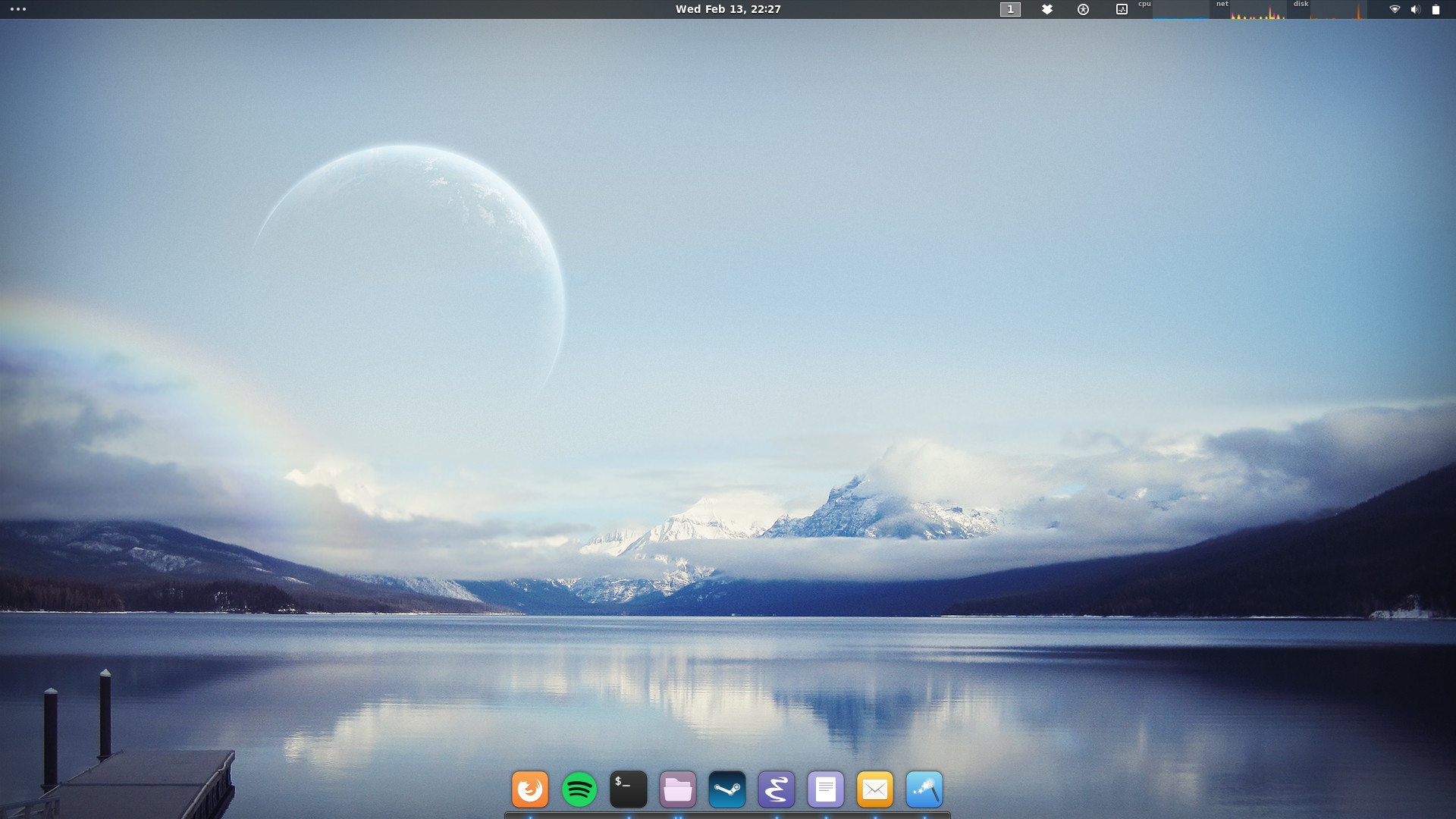 My Gnome Shell desktop Ubuntu 18.04